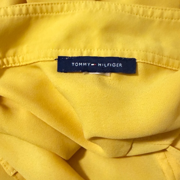 Tommy Hilfiger Yellow Women's Blouse - Picture 3 of 3